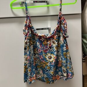 Natural Life Embroidered Harley Top